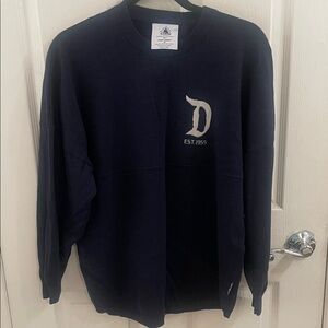 Disney Navy Crewneck Sweater with Logo